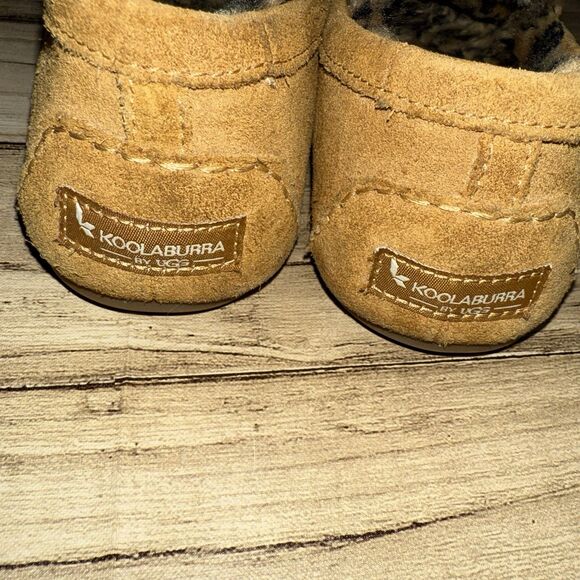 Koolaburra by UGG Lezly Cheetah Women's Suede Moccasin Slippers Size 7 - Picture 4 of 8
